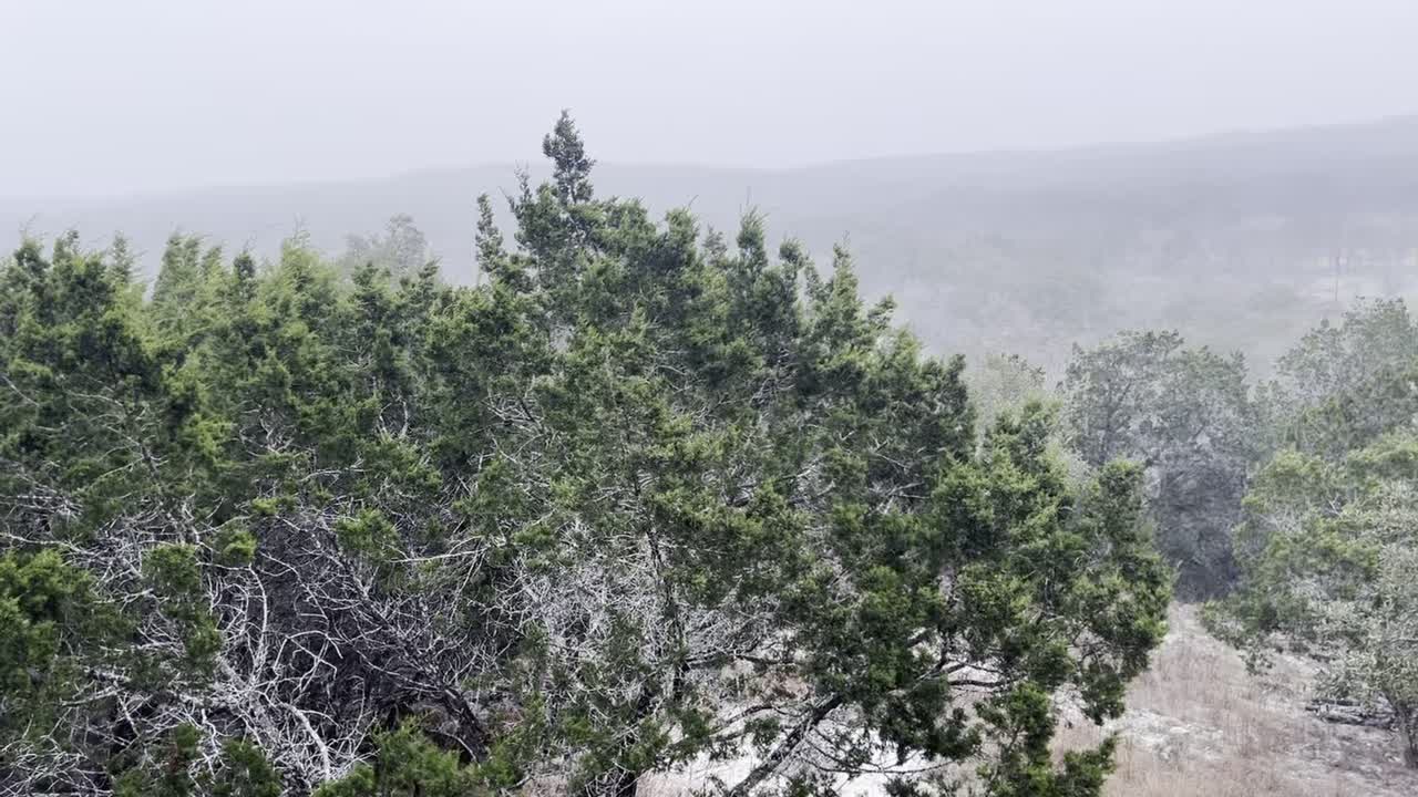 Austin weather: Snow falls west of Austin