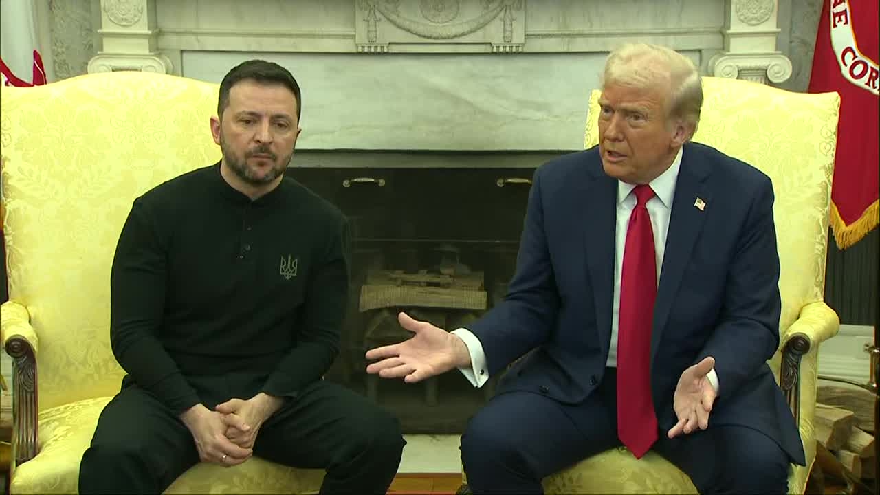 Trump, Zelensky tense exchange at the White House: FULL