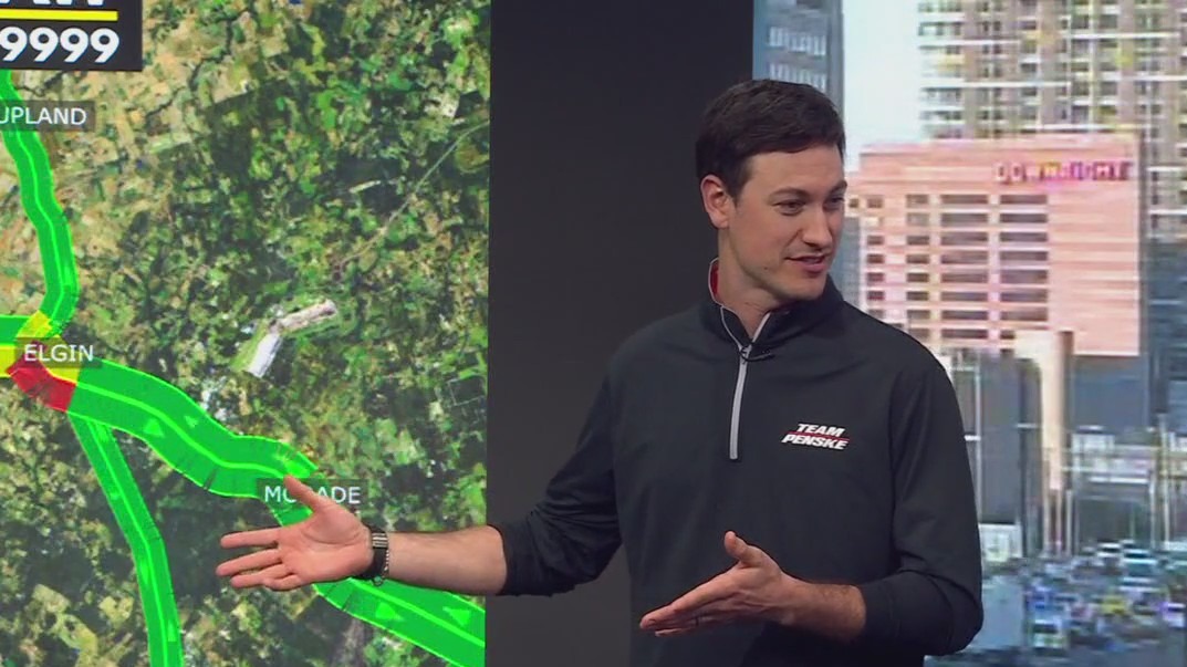 NASCAR driver Joey Logano in the FOX 7 Austin studio!