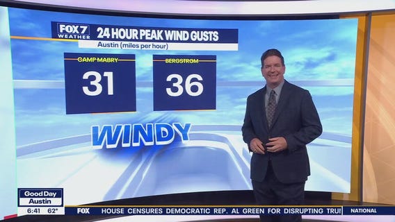 Austin weather: Cool, breezy weekend