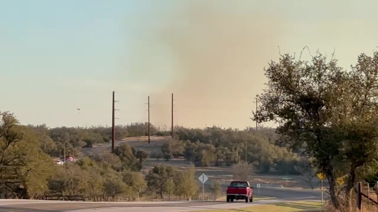 VIDEO: Gillespie County wildfire