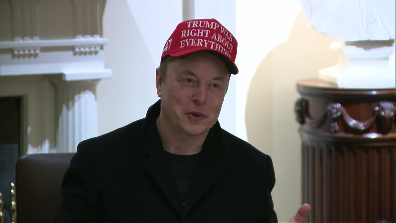 Trump thanks Elon at cabinet meeting