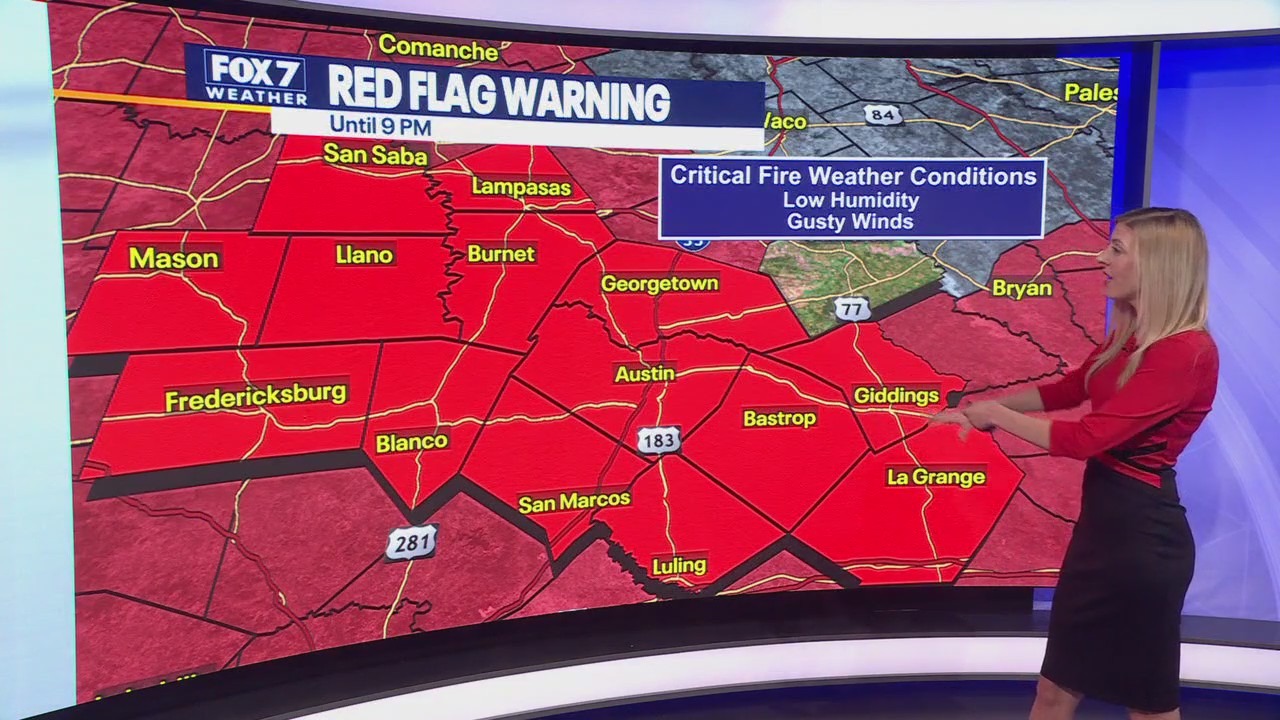 Austin weather: Red Flag Warning in effect
