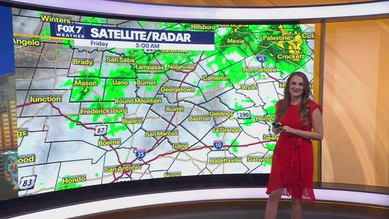 Austin weather: Cooler day with more rain expected