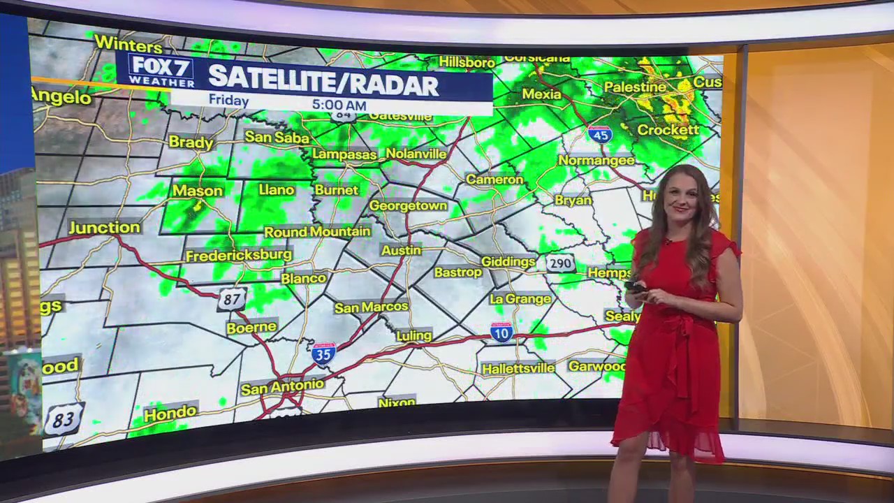 Austin weather: Cooler day with more rain expected