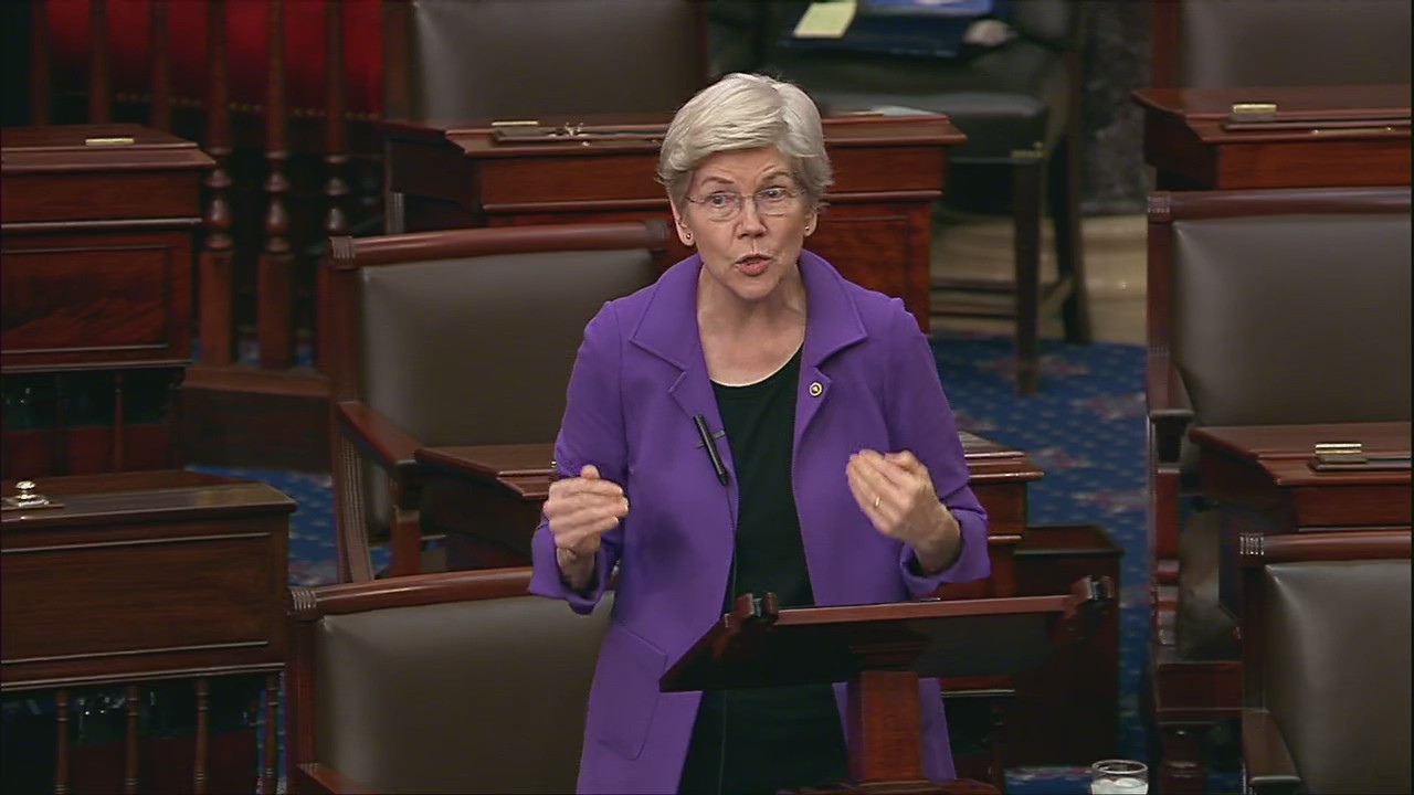 Cory Booker Senate speech: Elizabeth Warren