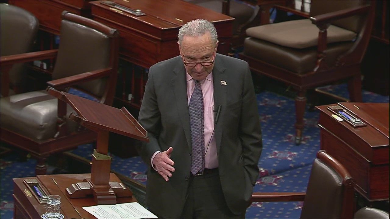 Cory Booker Senate speech: Chuck Schumer