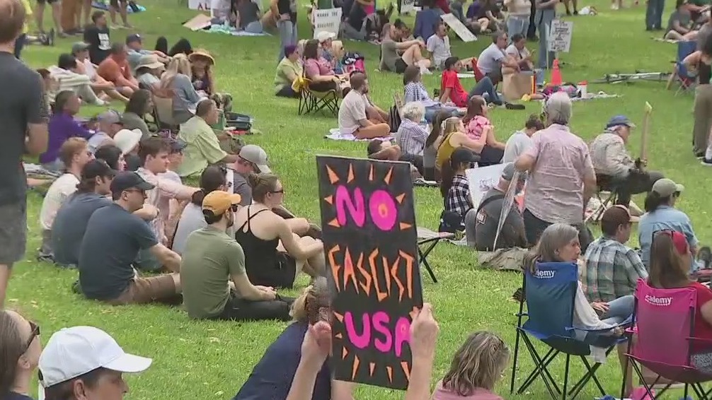 Hundreds gather for 'Hands Off Community Picnic'