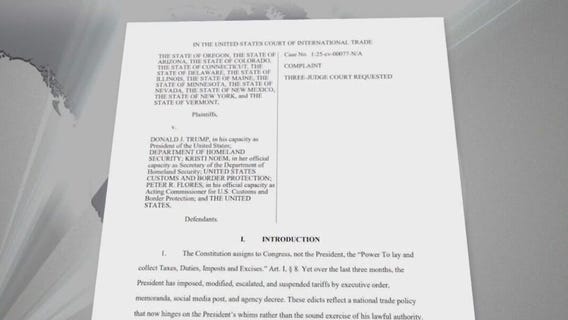 States sue over Trump's tariffs