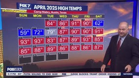 Austin weather: April 26 evening forecast