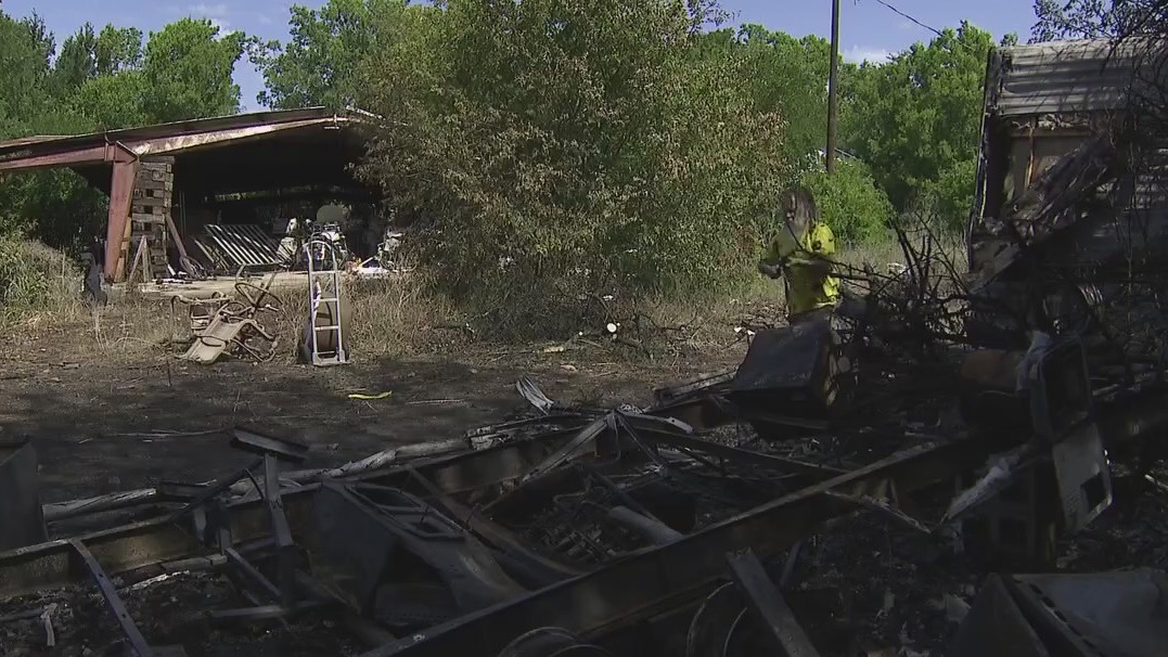 Beekeeper loses hive, RV in fire