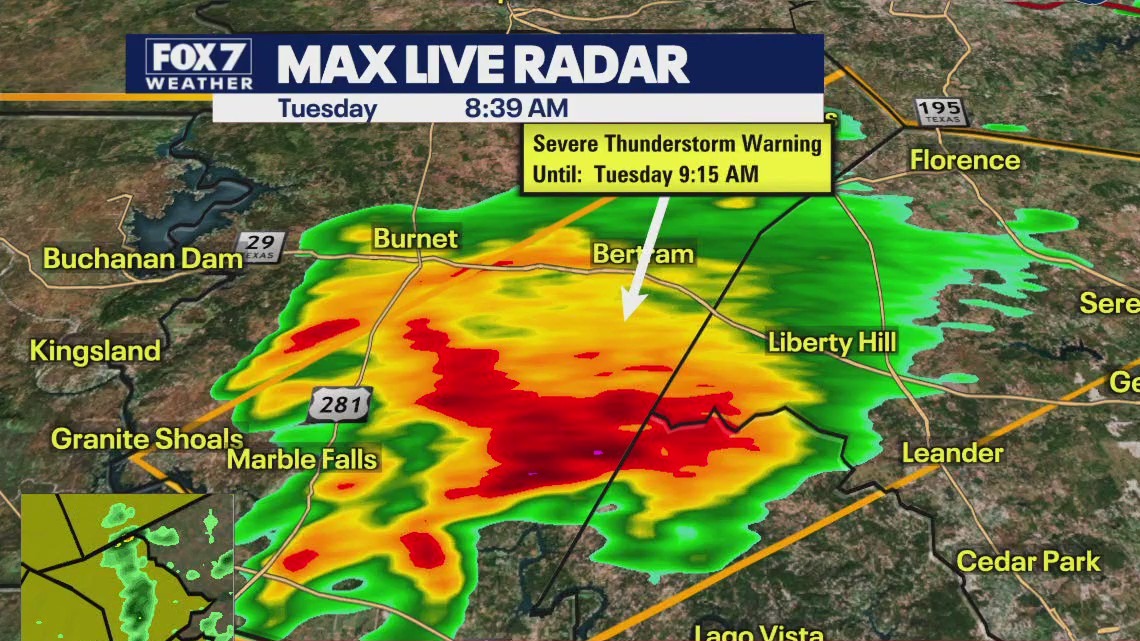 Austin weather: Storms move through Central Texas