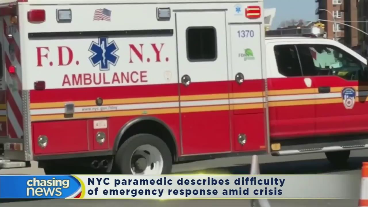 Chasing EMT worker describes heartbreak for coronavirus first responders