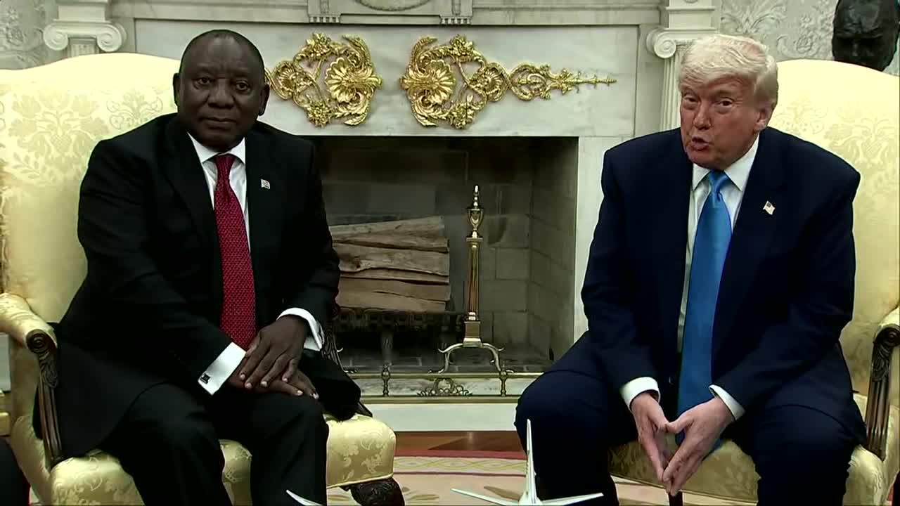Pres. Trump meets with South African president