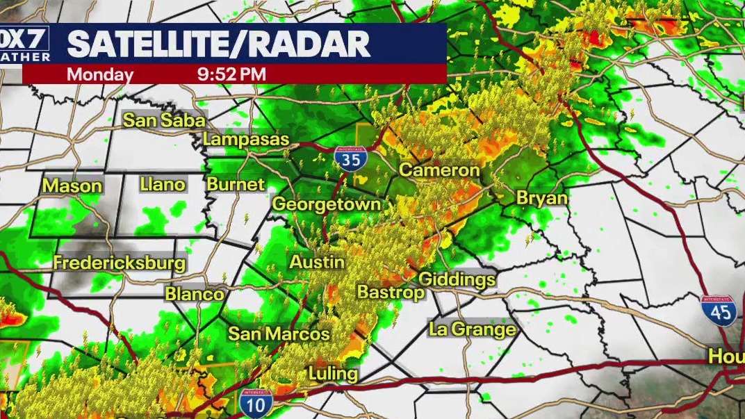 Austin weather: Thunderstorms and tornados