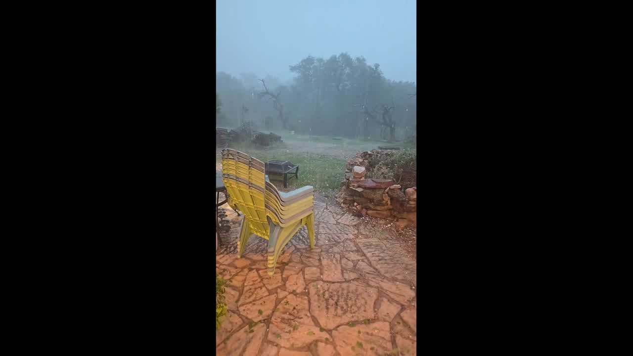 Hail in Fredericksburg