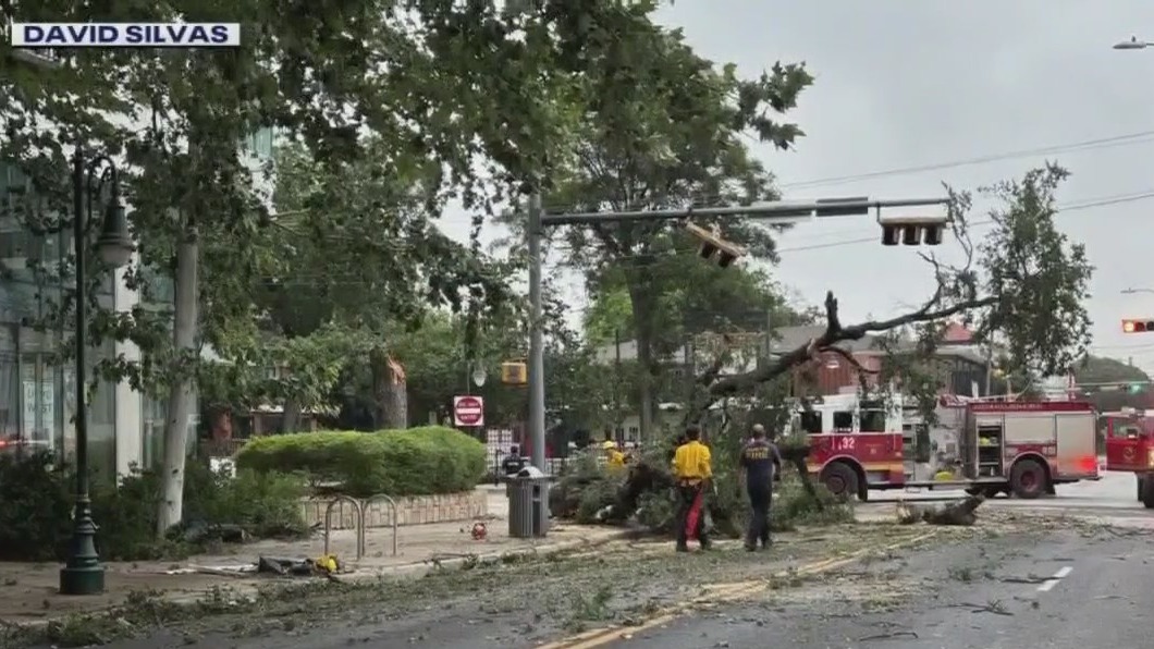 Cleanup begins after severe storms
