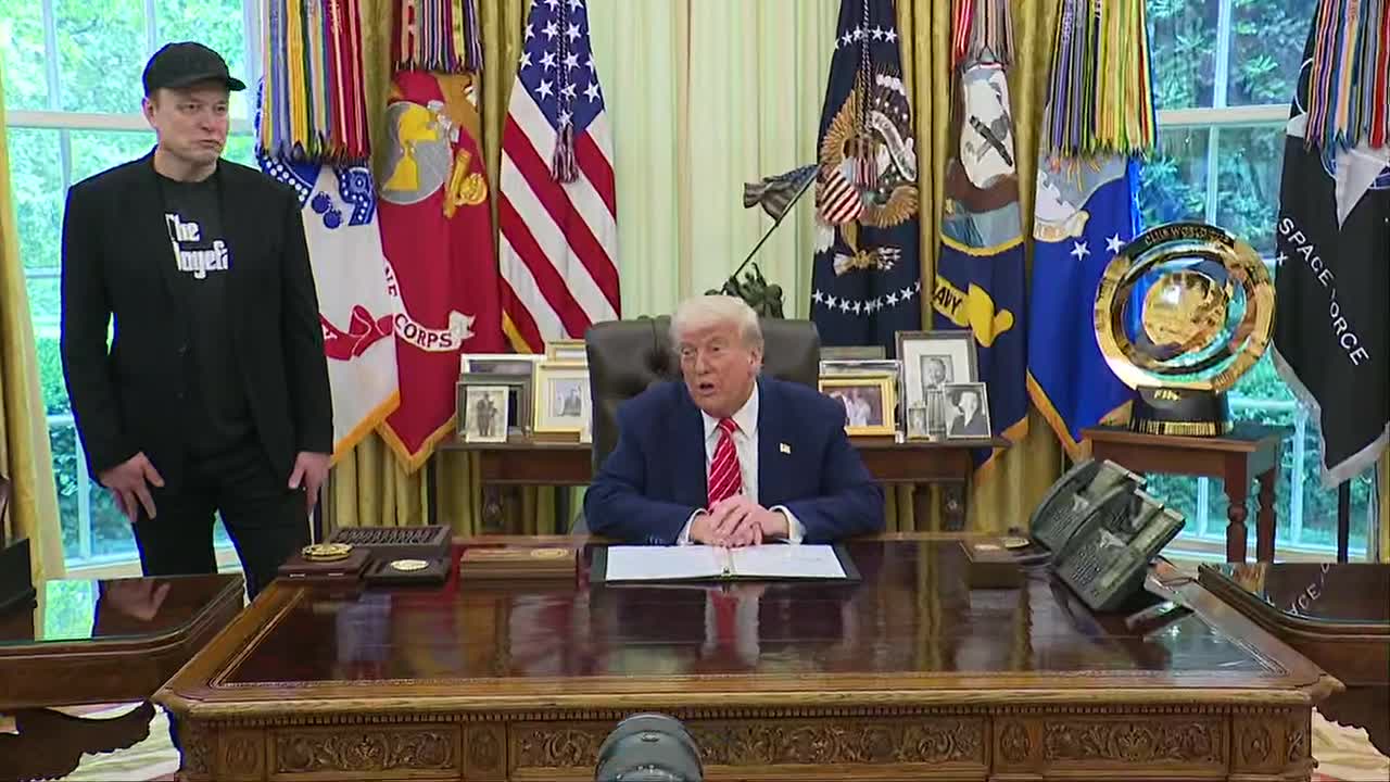 Trump, Elon Musk speak at White House: FULL