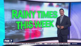 Austin weather: Rainy week in store