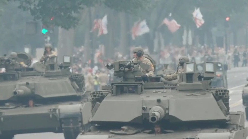 Military parade honors Army's 250th anniversary