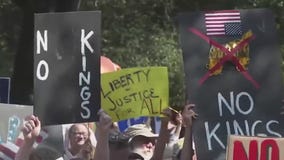 "No Kings" protests pass through Texas