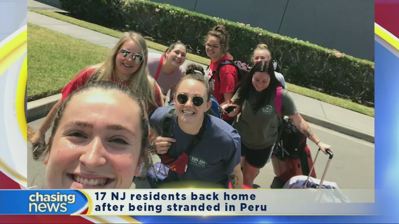 17 NJ residents back home after being stranded in Peru