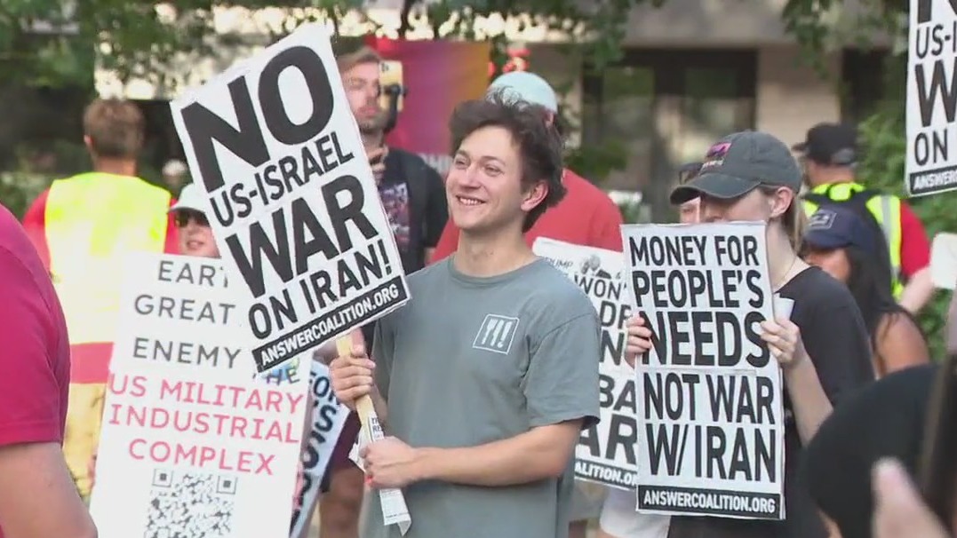 Anti-Iran war protest in Austin