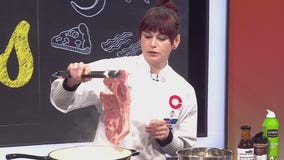 H-E-B recipe with pork butt steaks