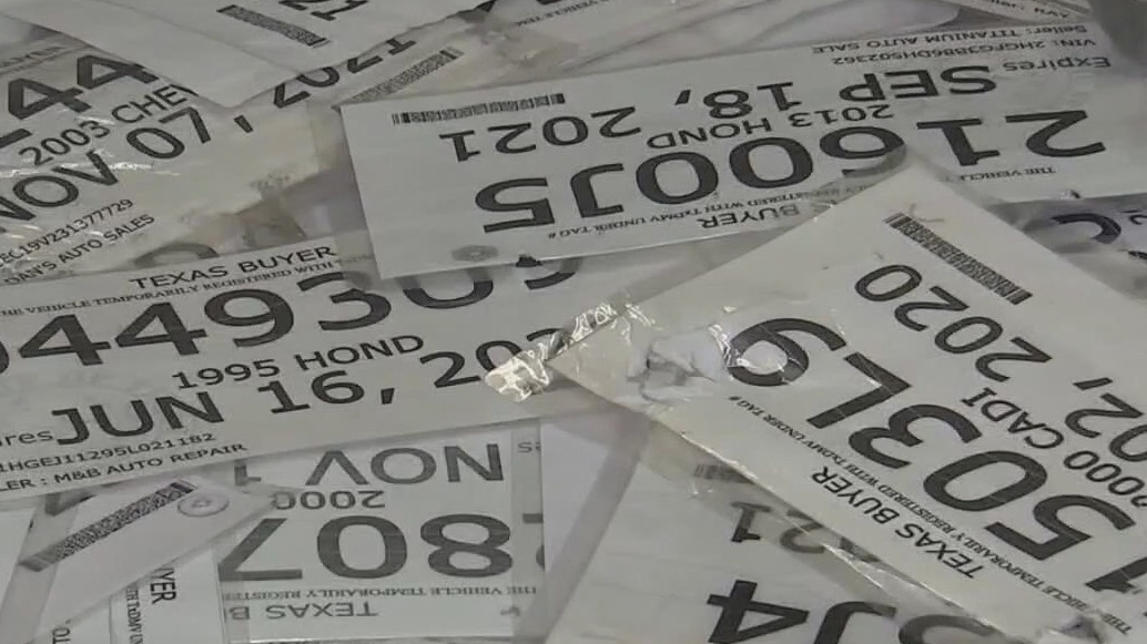 Say goodbye to paper license plates in Texas
