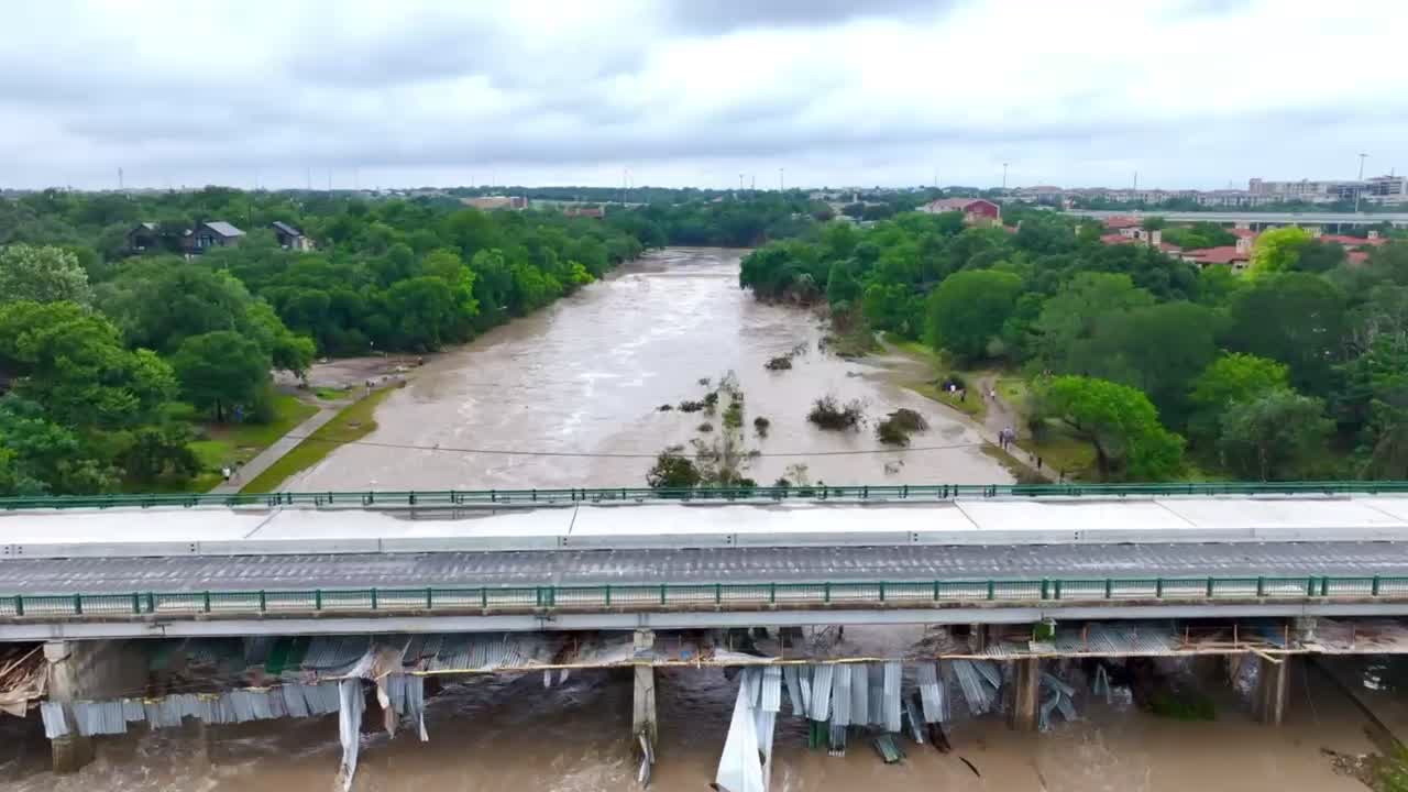 Texas flooding: Blue Hole Park in Georgetown