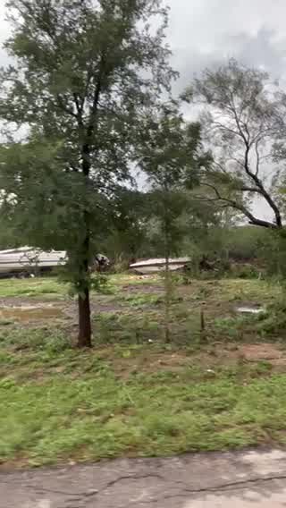Texas flooding: Sandy Creek near Leander