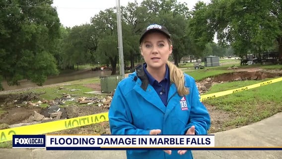 Texas flooding: Damage in Marble Falls