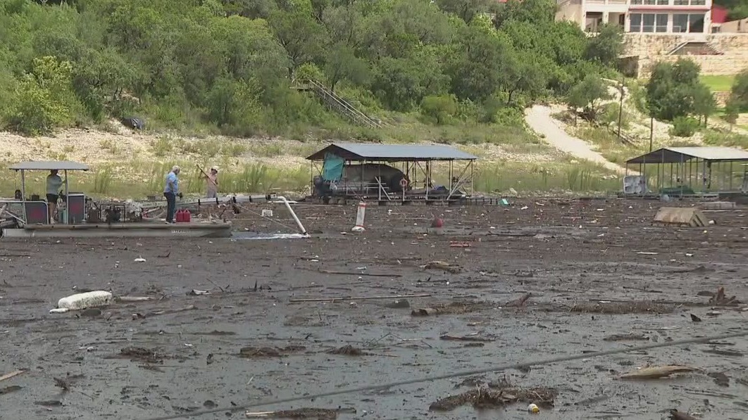 Texas floods: Debris found in Lake Travis