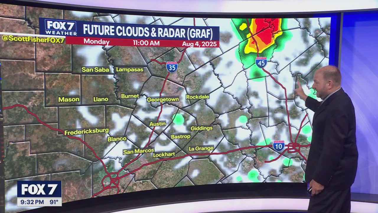 Austin weather: August 3 overnight forecast | FOX 7 Austin