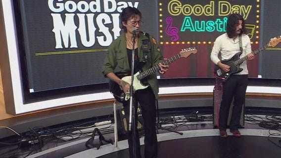 Robert Parker Jr. performs in FOX 7 Austin studios