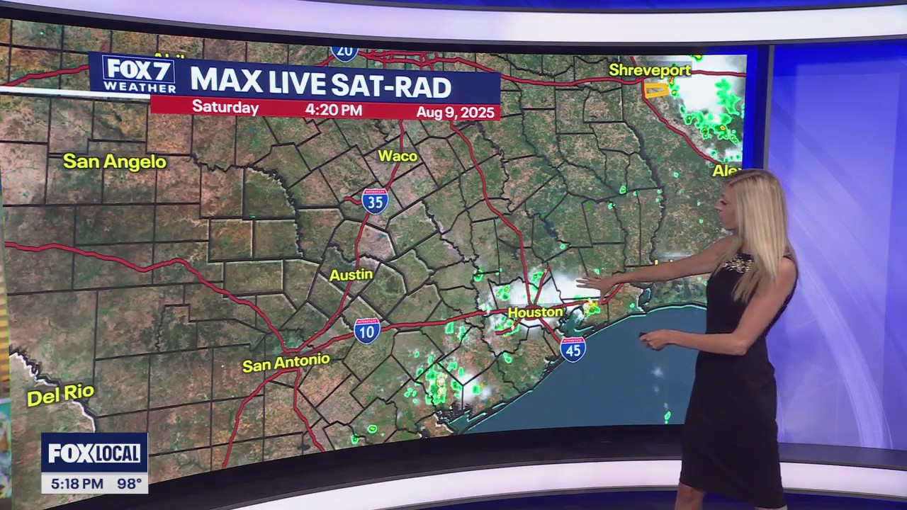 Austin weather: August 9 evening forecast