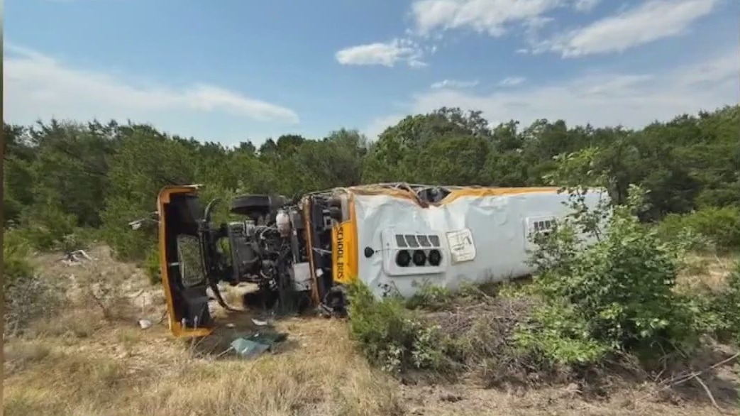 Leander ISD parent reacts after school bus crash