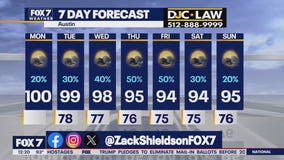 Austin weather: Hot and steamy streak continues