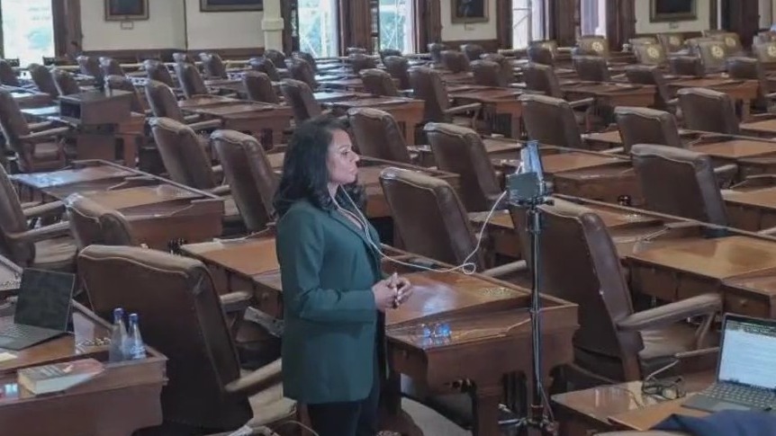 Texas Rep. Nicole Collier refused to leave chamber