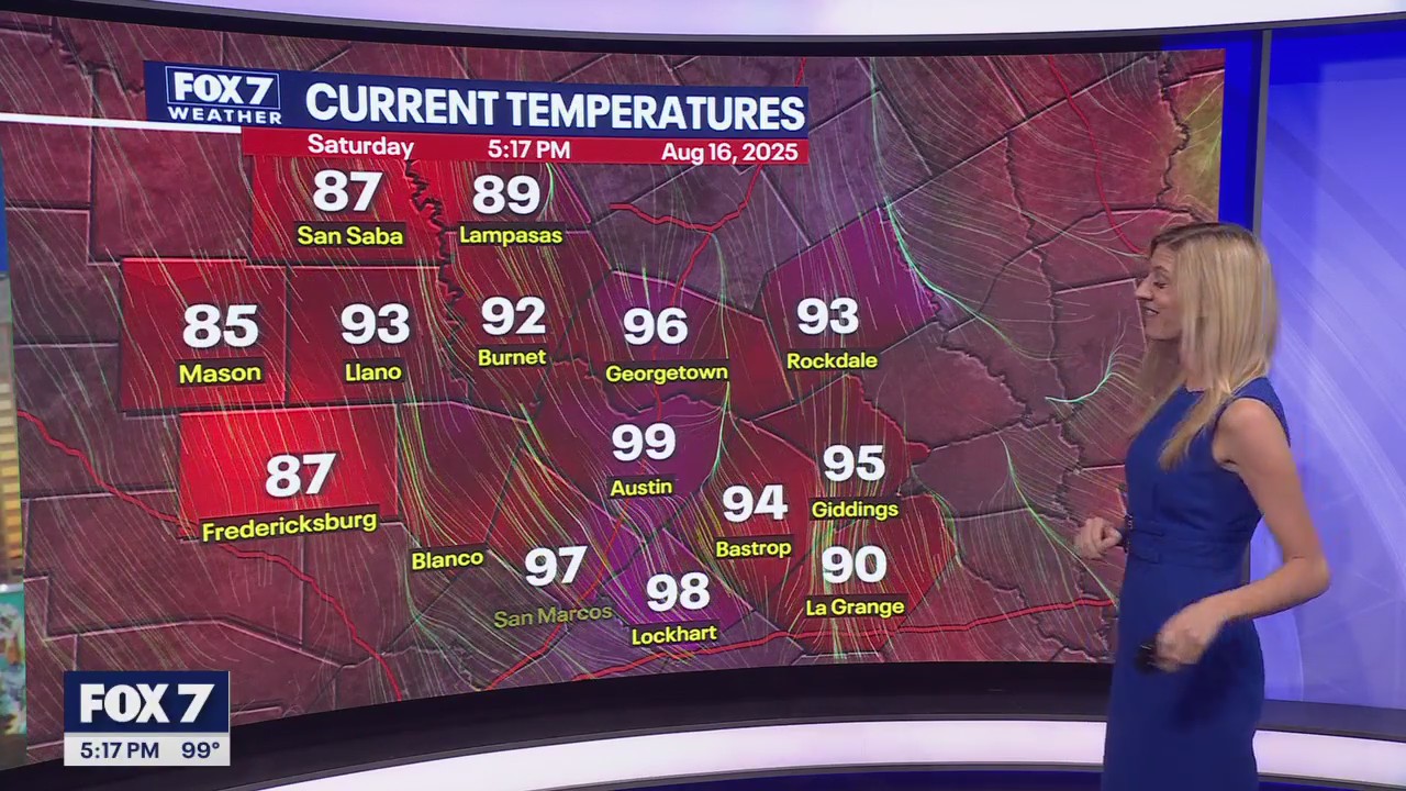 Austin weather: August 16 evening forecast