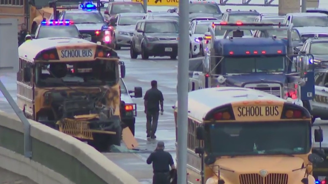 School buses crash in San Antonio