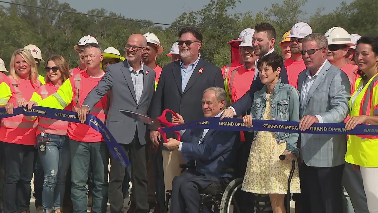 Cow Creek Bridge reopening ceremony in Marble Falls