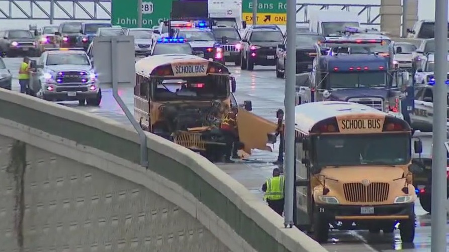 No injuries after San Antonio school bus crash