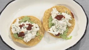 Crab tostada from Teddy's Restaurant & Bar