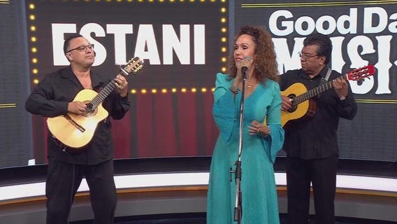 Estani performs in FOX 7 Austin studios
