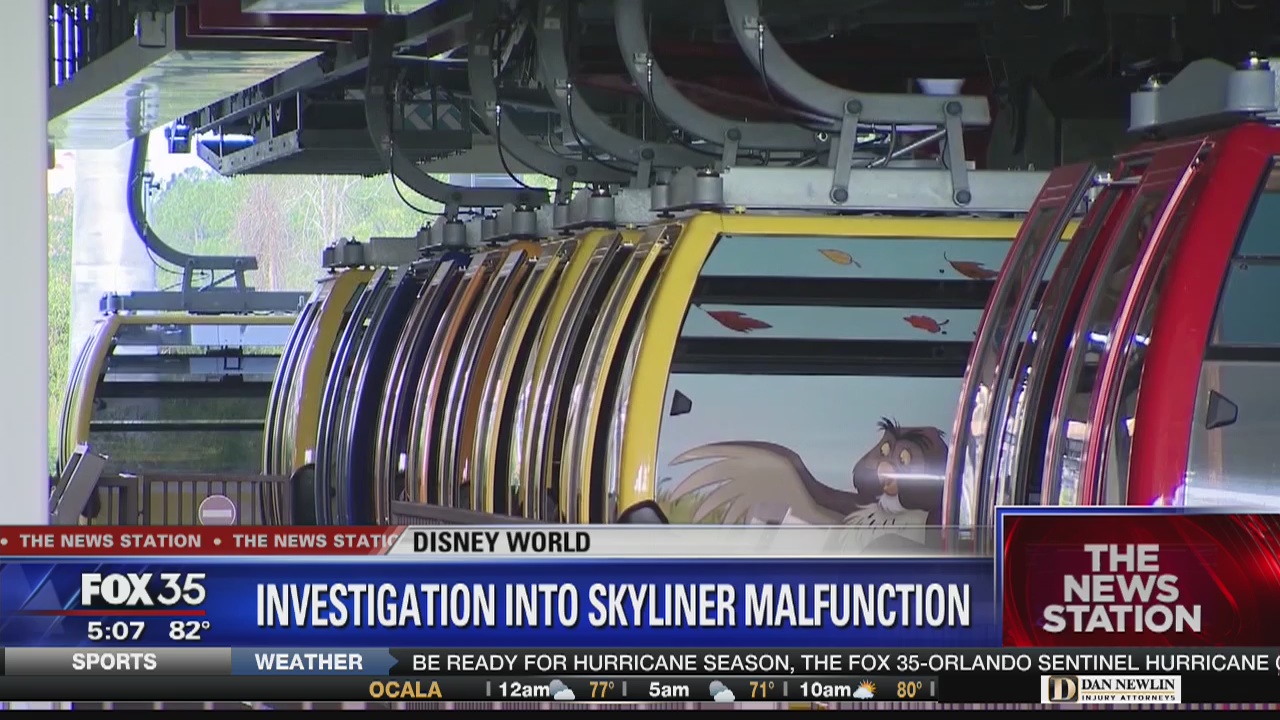 Disney World guests stuck on new aerial gondolas for hours