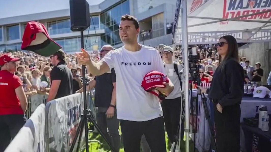 Charlie Kirk shot dead at university event in Utah