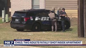Child and two adults fatally shot inside apartment