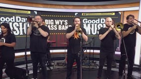 Big Wy's Brass Band performs in FOX 7 Austin studio