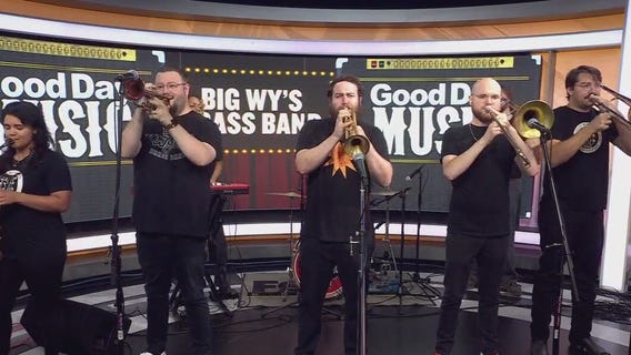 Big Wy's Brass Band performs in FOX 7 Austin studio